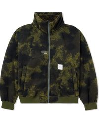 WTAPS - Logo-appliquéd Camouflage-print Fleece Jacket - Lyst