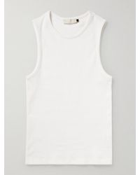Amomento - Slim-fit Ribbed Stretch-jersey Tank Top - Lyst
