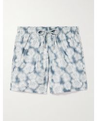 Vilebrequin - Maison Bucol Moopea Straight-Leg Mid-Length Embroidered Printed Recycled Swim Shorts - Lyst
