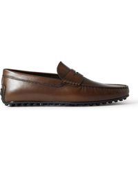 Tod's - City Gommino Leather Driving Shoes - Lyst
