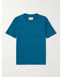Folk - T-Shirt aus Baumwoll-Jersey in Stückfärbung - Lyst