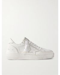 Golden Goose - Ball Star Sneakers aus Leder in Distressed-Optik - Lyst