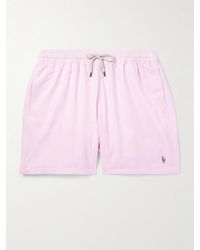 Polo Ralph Lauren - Shorts Da Mare Medi A Gamba Dritta - Lyst