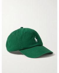 Polo Ralph Lauren - Logo-embroidered Cotton-twill Baseball Cap - Lyst