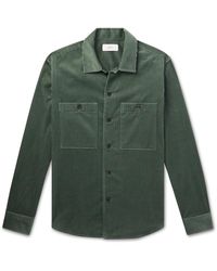 MR P. - Cotton And Cashmere-blend Corduroy Overshirt - Lyst