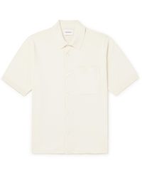 Norse Projects - Rollo Knitted Linen And Cotton-blend Shirt - Lyst