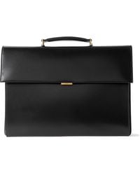Saint Laurent - Leather Briefcase - Lyst