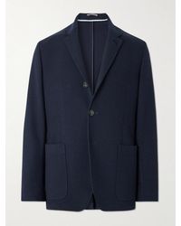 Canali - Wool And Cotton-Blend Jacket - Lyst