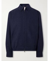 Portuguese Flannel - Aurelia Felted Wool Blouson Jacket - Lyst