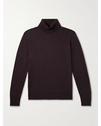 Loro Piana - Garment-Dyed Baby Cashmere Rollneck Sweater - Lyst