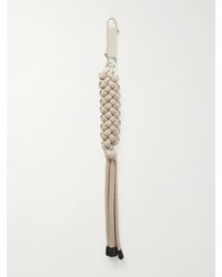 Rick Owens - Moncler Silver-tone And Cord Keyring - Lyst