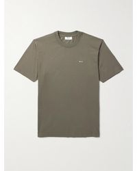 NN07 - Adam 3209 Logo-Embroidered Pima Cotton-Jersey T-Shirt - Lyst