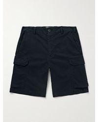 Nili Lotan - Maclin Slim-Fit Straight-Leg Cotton-Blend Twill Cargo Shorts - Lyst