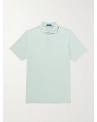 Peter Millar - Albatross Pima Cotton-blend Piqué Polo Shirt - Lyst