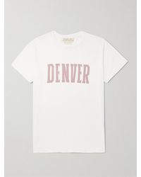 Remi Relief - Denver Printed Cotton-jersey T-shirt - Lyst