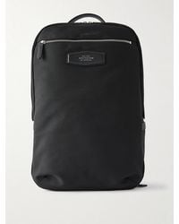 Smythson - Norton Full-grain Leather-trimmed Econyl® Nylon-canvas Backpack - Lyst