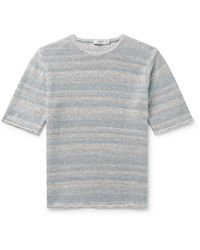 Inis Meáin - Striped Linen T-shirt - Lyst