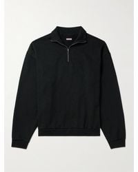 Kapital - Sweatshirt aus Baumwoll-Jersey mit Print und kurzem Reißverschluss - Lyst
