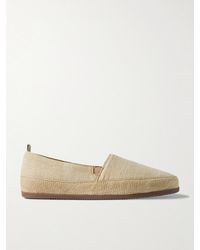 Mulo - Garment-dyed Linen Espadrilles - Lyst
