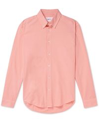 NN07 - Arne 5725 Button-down Collar Organic Cotton Oxford Shirt - Lyst