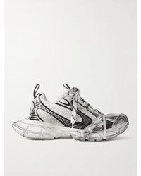 Balenciaga - 3xl Distressed Mesh And Rubber Sneakers - Lyst