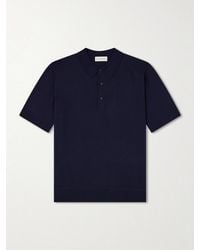 Dries Van Noten - Murice Merino Wool Polo Shirt - Lyst