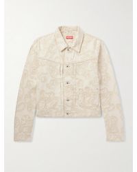 KENZO - Verdy Embroidered Denim Trucker Jacket - Lyst