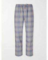 Derek Rose - Kelburn 52 Straight-leg Checked Brushed-cotton Pyjama Trousers - Lyst