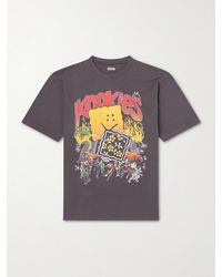 Kapital - Buster Peckish Bowy Printed Cotton-Jersey T-Shirt - Lyst