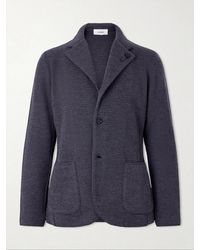 Lardini - Knitted Virgin Wool Blazer - Lyst