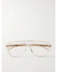 Saint Laurent - Sl 970 Aviator-Style Recycled-Acetate Sunglasses - Lyst