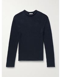 The Row - Anteo Cotton And Cashmere-blend Sweater - Lyst