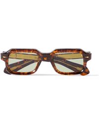 Jacques Marie Mage - Sandro Square-frame Tortoiseshell Acetate Sunglasses - Lyst