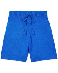 CHERRY LA - Straight-leg Cotton Drawstring Shorts - Lyst