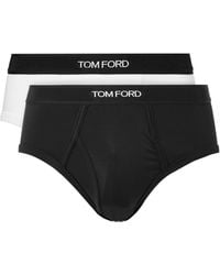 Tom Ford - Two-Pack Stretch-Cotton And Modal-Blend Briefs - Lyst