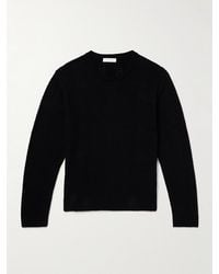 mfpen - Everyday Striped Organic Cotton-Blend Bouclé Sweater - Lyst
