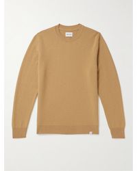 Norse Projects - Sigfred Slim-fit Brushed-wool Sweater - Lyst