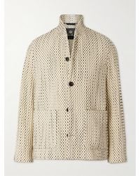 Loro Piana - Joren Jacke aus strukturiertem Strick aus einer Baumwollmischung - Lyst