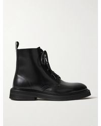 VINNY'S - Officer Glossed-Leather Boots - Lyst