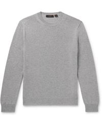 Incotex - Zanone Slim-fit Virgin Wool And Cashmere-blend Sweater - Lyst