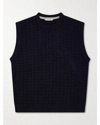 A Kind Of Guise - Tembe Cable-knit Cotton Vest - Lyst