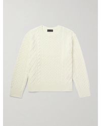 Nili Lotan - Owen Cable-Knit Merino Wool Sweater - Lyst