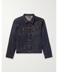 Nudie Jeans - Conny Embroidered Organic Denim Jacket - Lyst