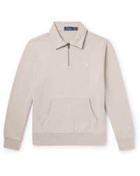 ★POLO RALPH LAUREN★PRL Run Club Half Zip 関税込★ Polo Ralph Lauren Prl Run Club Half Zip Sweatshirt in Blue