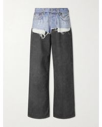 Acne Studios - 1981 Straight-Leg Trompe L'Oeil Organic Jeans - Lyst