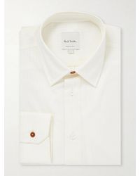 Paul Smith - Striped Cotton And Silk-Blend Shirt - Lyst