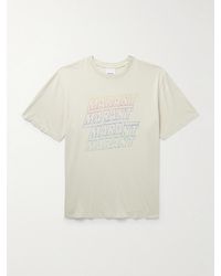 Isabel Marant - Hugo Logo-print Cotton-jersey T-shirt - Lyst