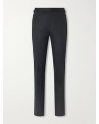 Tom Ford - Shelton Straight-Leg Wool-Twill Suit Trousers - Lyst