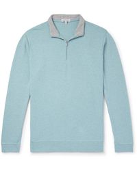 Peter Millar - Crown Comfort Cotton-blend Half-zip Sweater - Lyst