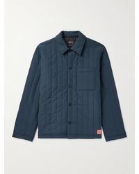 A.P.C. - Hugo Quilted Cotton-blend Jacket - Lyst